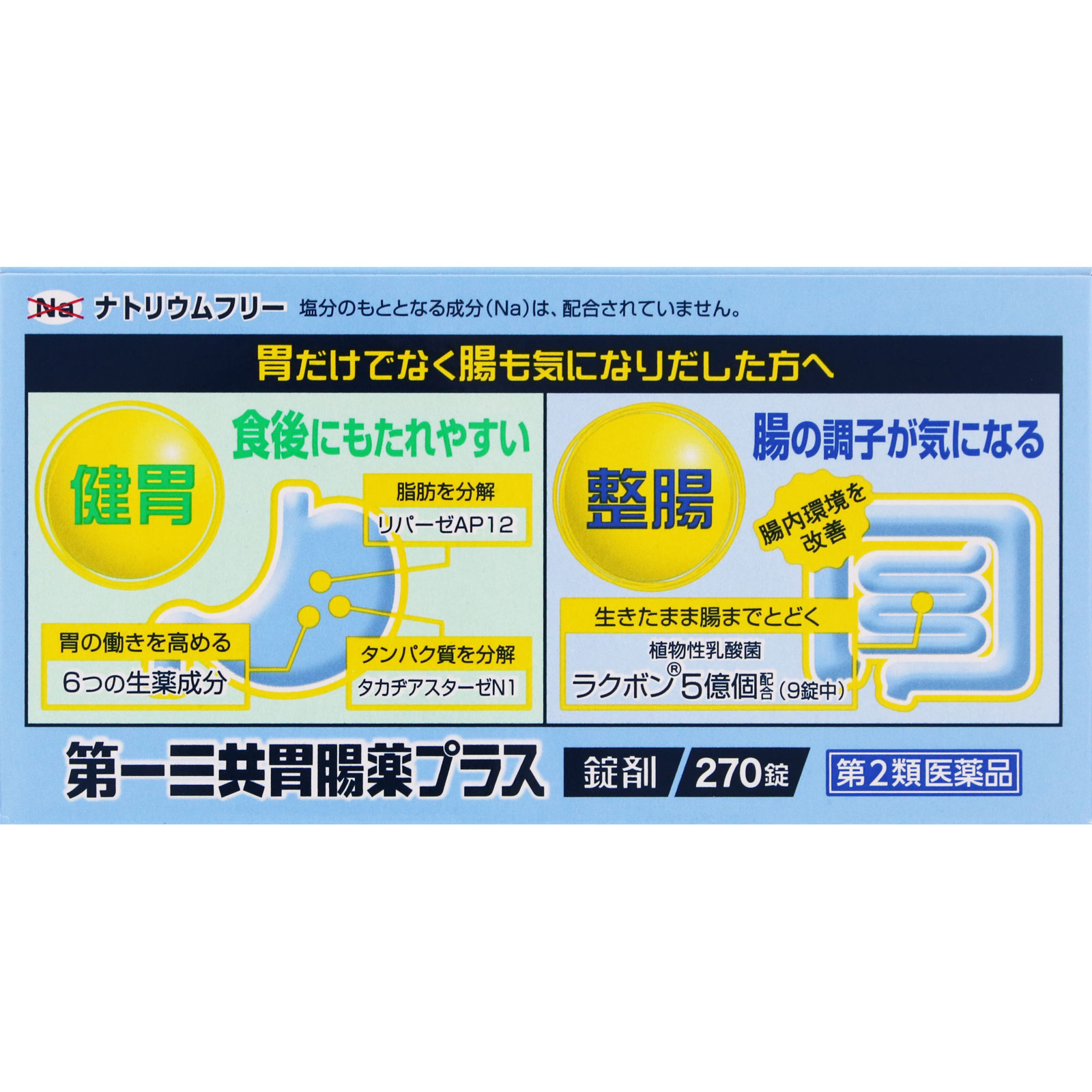 第一三共胃腸薬プラス　錠剤　２７０錠